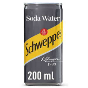 Schweppes Soda Water Can (6x200ml)