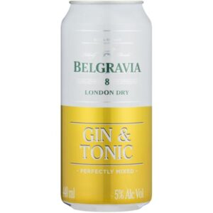 Belgravia London Gin & Tonic Can (6x440ml)